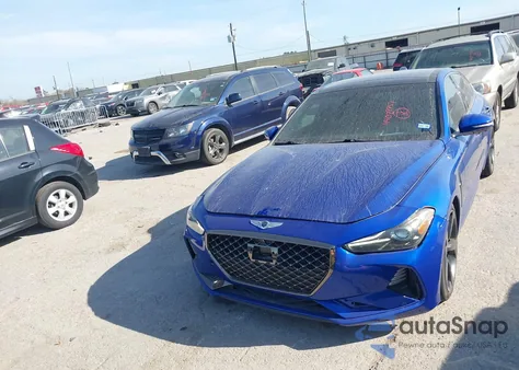 2019 Genesis G70 z USA, uszkodzony, nr VIN KMTG34LE9KU019891